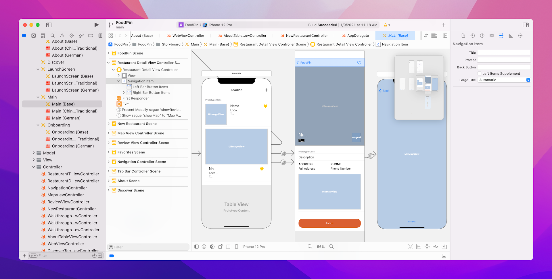 Figure 1-6. Building apps using UIKit and Interface Builder