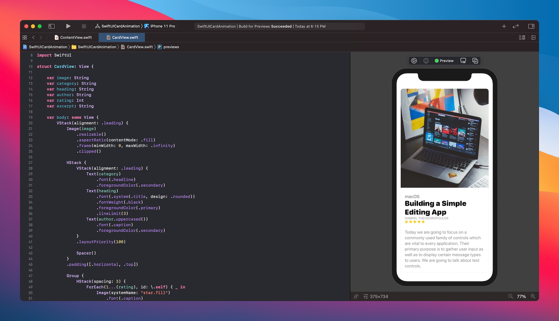 Figure 1-7. Building apps using SwiftUI