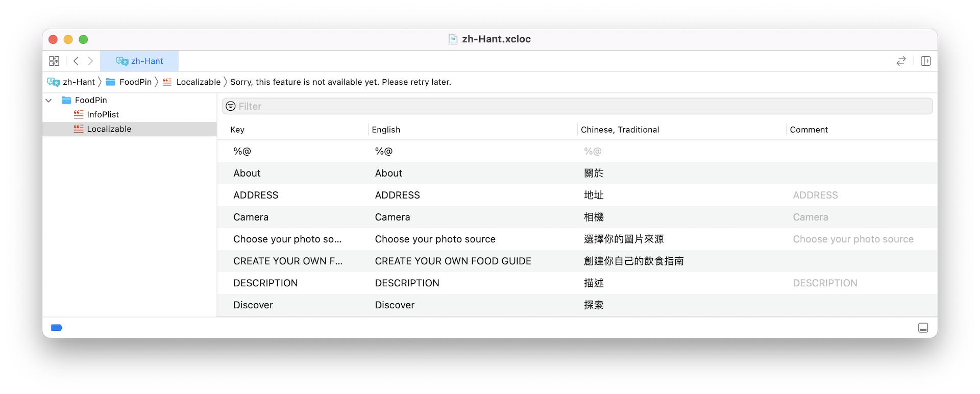 Figure 24-4. Editing the translation