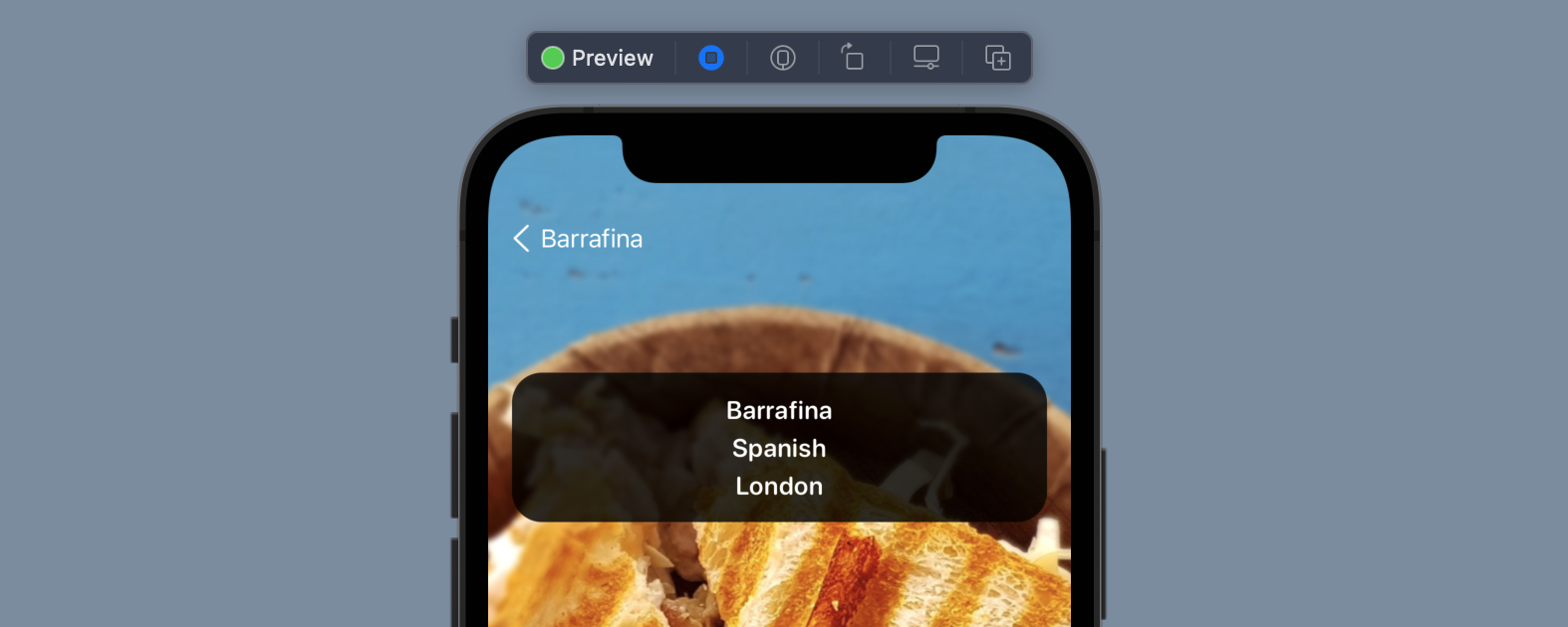 Figure 11-10. Customizing the back button