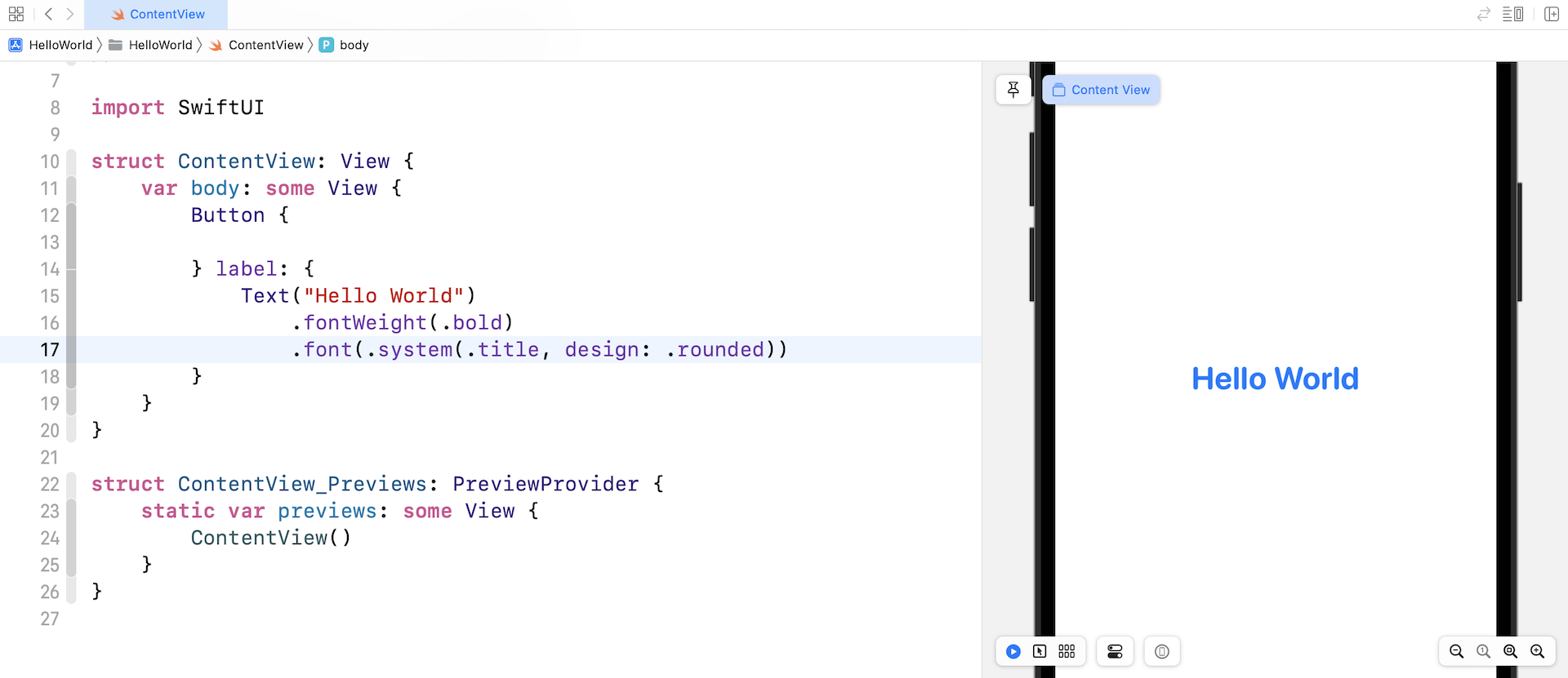 Figure 3-12. Run the app to test the button