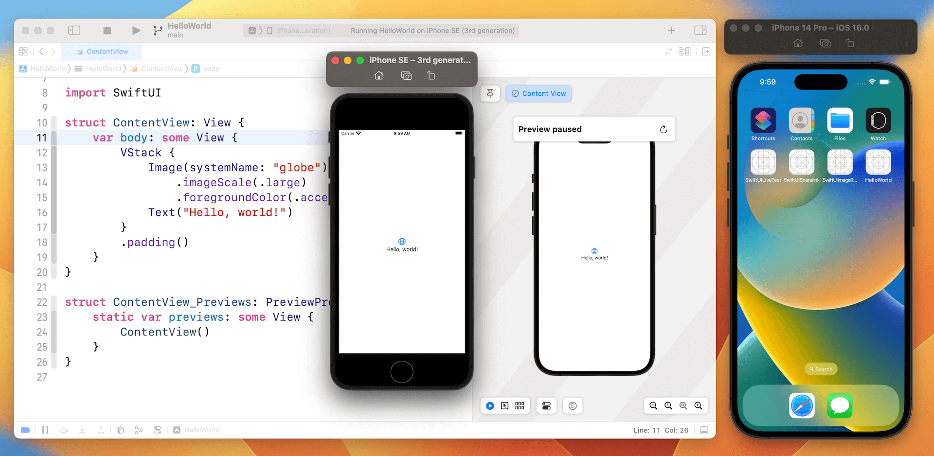 Figure 3-8. Running multiple simulators at the same time