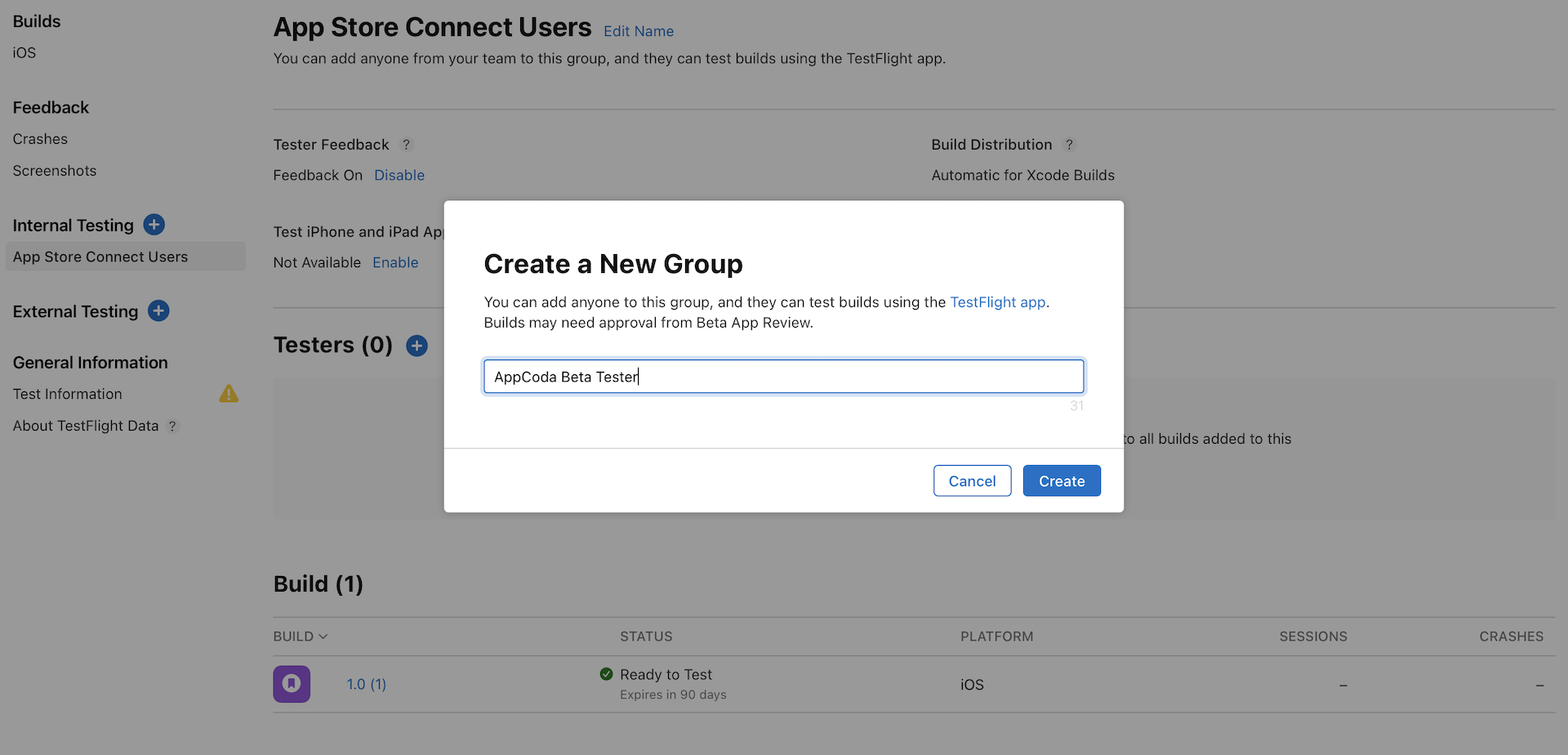 ￼Figure 26-21. Submitting your app for beta app review