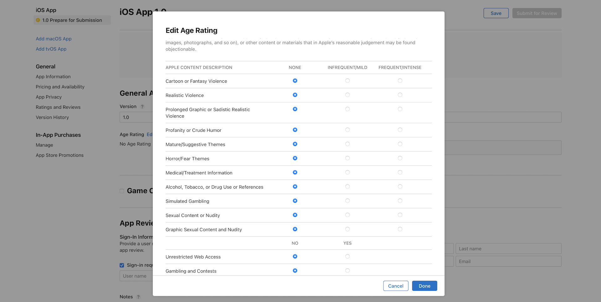 ￼Figure 26-6. Edit age rating
