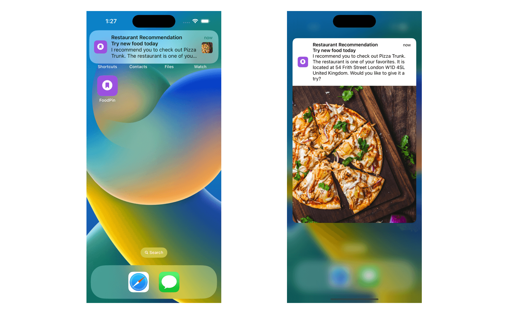 Figure 29-7. Adding an image to notifications